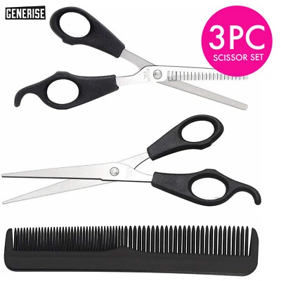 GENERISE Hair Cutting Scissors Shears/Thinning/Set Hairdressing Comb Professional Barber