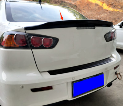 Glossy Black Rear Spoiler Wing For 2008-2017 Mitsubishi Lancer Evolution EVO 4DR