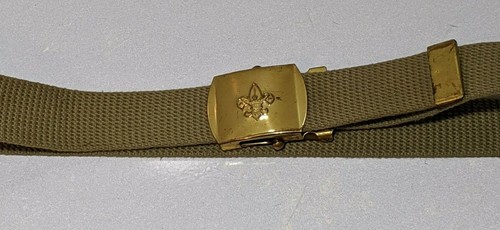 Vintage BSA Boy Scouts Of America Uniform Lot Neckerchief Slide Belt Buckle I - Picture 6 of 11