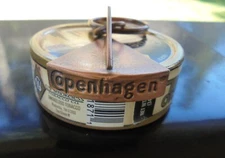 COPENHAGEN METAL LID CUTTER FOR KEY CHAIN BRUSHED COPPER COLOR "NEW/UNUSED"