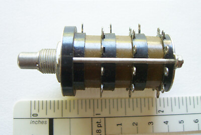 1 NOS Grayhill 3 pole / 10 position Rotary Switch