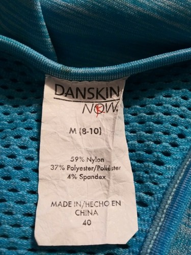Danskin Now Size M (8-10) Tank Netting in Back Racerback Straps Sleeveless Stret - Picture 5 of 5