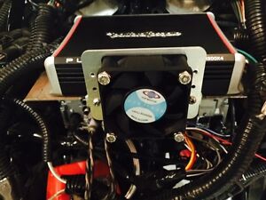 Harley batwing amp mount pre drilled for rockford fosgate pbr300x2 pbr300x4