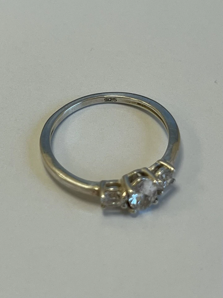 1 Karat Diamant (synthetisch hergestellt) Ring Gr. 52 aus 925 Silber (NP 250 €) - Bild 3 von 4