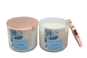 Bath Body Works Cypress Essential Oil 3 Wick Jar Candle 14 5 Oz Set Of 2 667544994686 Ebay