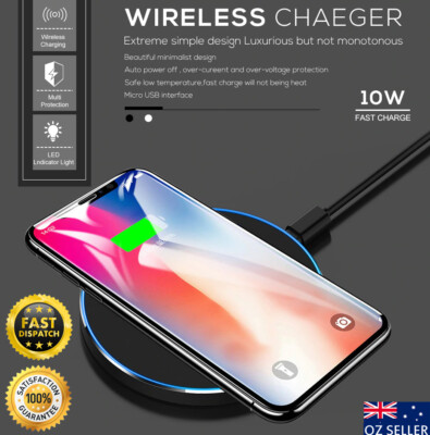 Wireless Charger Qi Fast Charging Receiver Huawei Mate 20 Pro P30 Pro  Australia