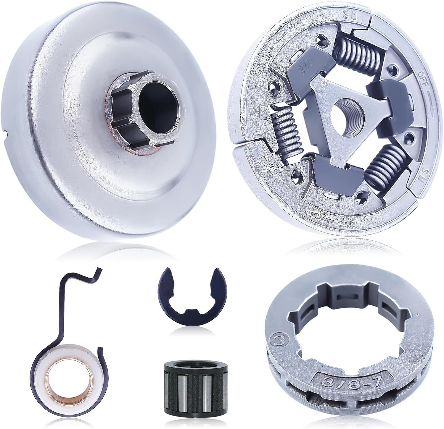 Gruppo Frizione Stihl MS440 MS461 046 - Kit 3/8 7T 1128 007 1000