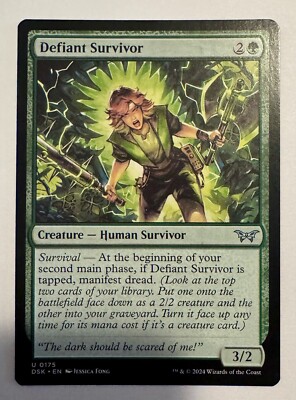 mtg cards with survival Rootwise Survivor
