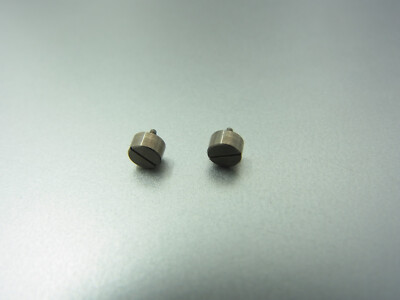 BREITLING Schrauben für Drücker Pusher Screws Stahl Steel 2.6mm 2 Stück original