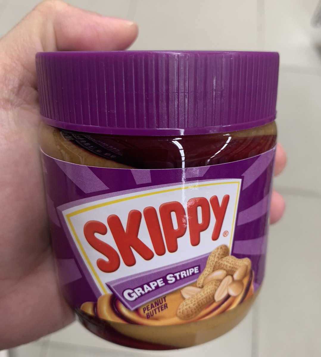Skippy Grape Stripe Peanut Butter Jam Spread 350g | eBay