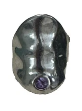 CHUNKY Cocktail RING ONE SIZE Stretch Silver Tone One Size