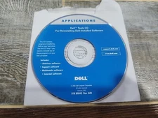 DELL Tools CD Reinstalling Dell Installed Software APPLICATION SYSTEM 8N845 A00