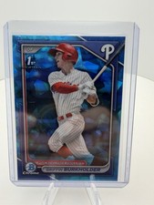 2024 Bowman Chrome Draft Sapphire Edition - Griffin Burkholder #BDC-60 (RC)