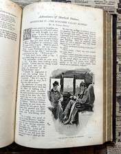 1st Print Sherlock Holmes Conan Doyle - Strand Magazine  Vol II - 1981 6 Stories