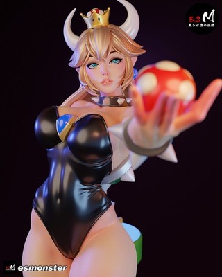 ES Monster Bowsette Figure Model Kit 1:24-1:4 scale Mario Bros