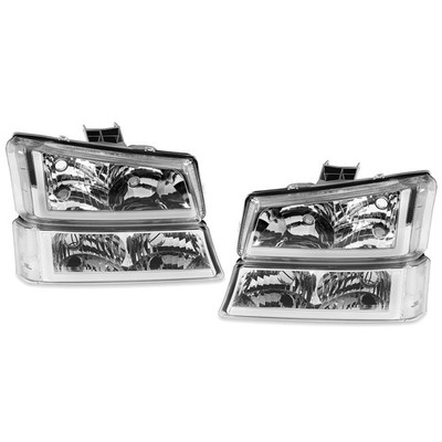 ALMULOO Pair LED Headlights Compatible with 2003-2007 Chevy Chevrolet Silvera...