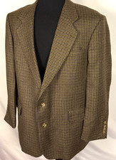 Oscar De la Renta Men's Size 46 R Premium Quality Medium Thick Blazer Jacket