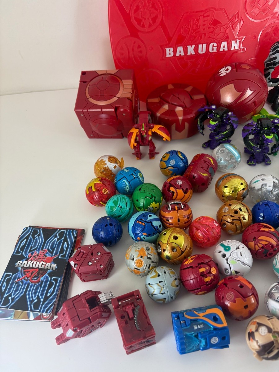 Big Lot Of 49 Bakugan Battle Brawlers & Carrying Case | eBay