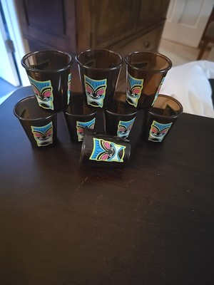 Tikki Acrylic Durable Shot Glass (Set Of 8) Stackable!