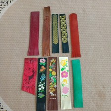 10 assorted Bookmarks Leather