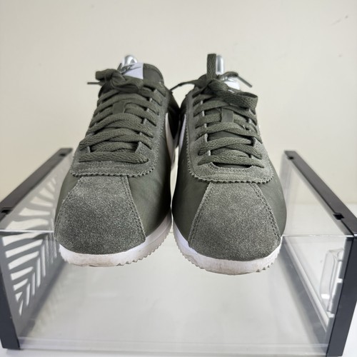 Men’s Nike Classic Cortez Nylon Cargo Khaki & White Size UK 8 (807472-300) - Picture 17 of 22