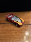 Matchbox 1986 Peugeot Quasar Concept Car Diecast Vintage Plum Yellow Loose