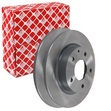 2X FEBI BREMSSCHEIBEN Ø265mm HINTEN PASSEND FÜR MAZDA 3 CX-3 CX-30