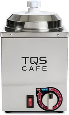 Nacho Cheese & Hot Fudge Dispenser – 2.6 Qt Stainless Steel Sauce Warmer - NIB