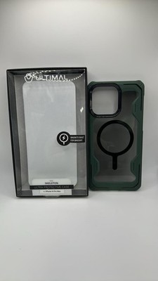 ULTIMAL Schutzhülle für iPhone 14 Pro Max Case mit MagSafe Grün + Schwarz