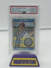 2023 Topps Heritage - Clubhouse Collection Relics Joey Votto #CCR-JV (MEM) Auto