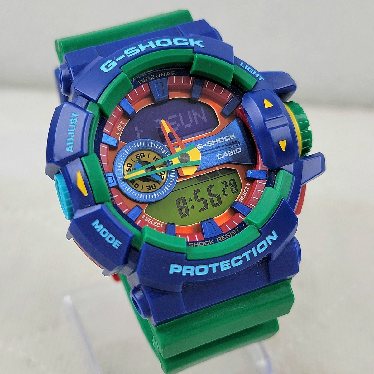 ✨限定✨ CASIO G-SHOCK GA-400 Hyper Colors RARE CASIO G-SHOCK GA-400-2A HYPER COLORS ANA-DIGI WR 200M MEN'S