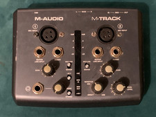 M-Audio M-Track 2 Channel USB Audio Interface XLR-MIDI