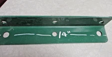 ANGLE BRACKET 2.5" x 2.5" x .188" Thk, 14" Lg Epoxy Coated (6) 0.5"-0.625" Holes