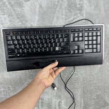 LogiTech Illuminated K740 Tastiera USB Cablata Y-UY95 Nera Testata FUNZIONANTE