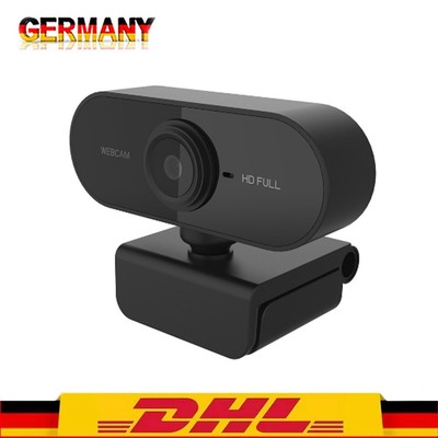 Webcam Webkamera Mit Mikrofon USB Full HD 1920x1080 30 fps für Windows Mac OS