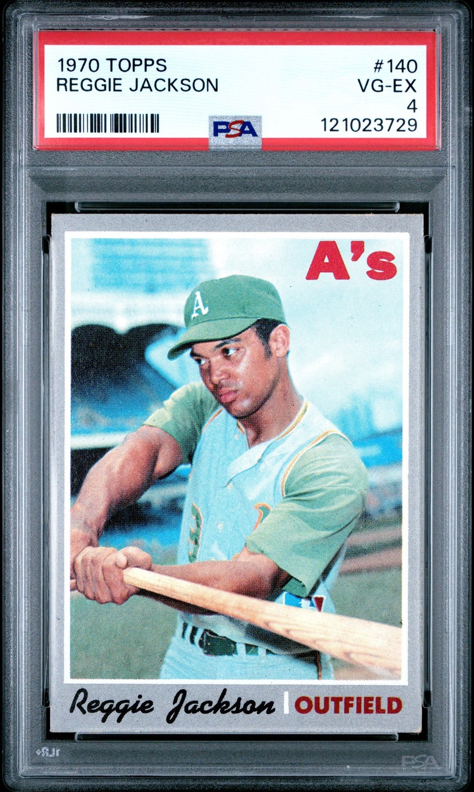1970 Topps REGGIE JACKSON #140 PSA 4 VG-EX