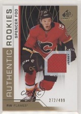 2018 Upper Deck SP Game Used Authentic Rookies Gold Jersey /499 Spencer Foo um0
