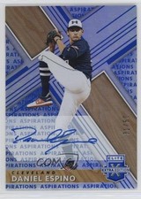 2019 Panini Elite Extra Edition Aspirations Blue 31/50 Daniel Espino Auto 0q3