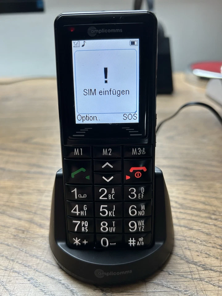 Amplicomms PowerTel M6000 Senioren Handy Mobiltelefon OVP - Bild 4 von 4