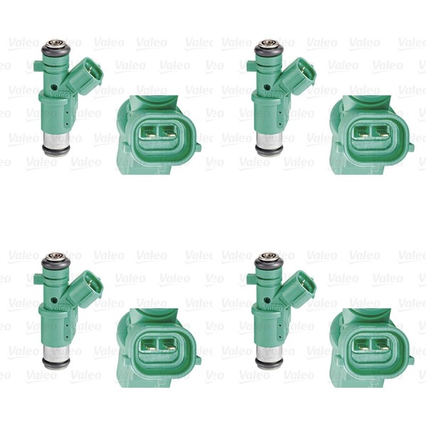 4X Valeo EinspritzdüSe FüR Peugeot 206 SchräGheck 2A/C 1.4I 1.1 CitroëN C3 I-image