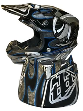 Troy Lee SE4 Composite; Eyeball Black/silver Size Large (58-59cm)