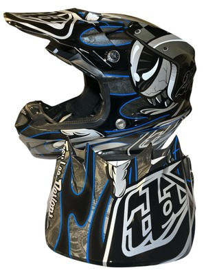 #ad Troy Lee SE4 Composite; Eyeball Black silver Size Large 58 59cm $200.00