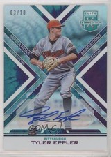 2016 Panini Elite Extra Edition Aspirations Tie-Dye 3/10 Tyler Eppler Auto nd3