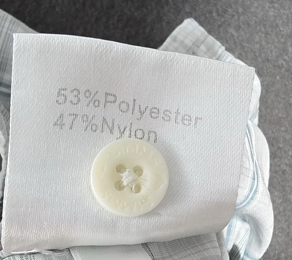 Simms Short Sleeve Casual Button-Down Shirt With Zipper Pockets Mens Size Medium - Image 3 of 4