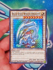 "Kaiba Corp" Blue-Eyes White Dragon CT13-EN008 - NM - Sun Bleached 1.5 Years