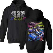 Hendrick Motorsports 2025 4 Car 2 Sides Unisex Hoodie