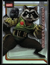 2026 Topps Chrome Marvel Comics #98 Rocket Raccoon Refractor