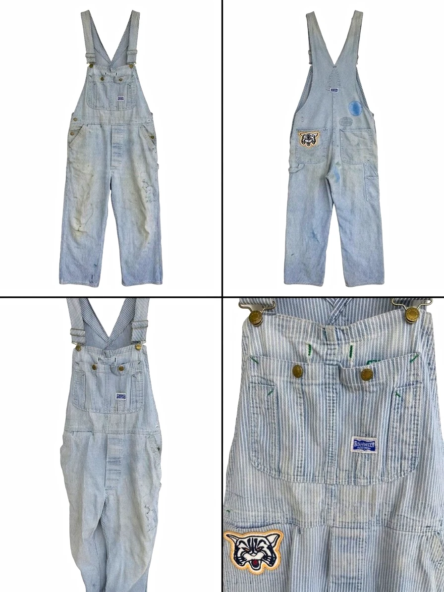 Hickory Stripe Overalls In Uniform & Work Coveralls & Jumpsuits