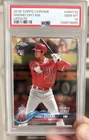 2018 Topps Chrome Update Shohei Ohtani RC Rookie Card PSA 10 GEM MINT #HMT32