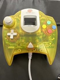 sega dreamcast controller Clear Yellow OEM New Open Box
